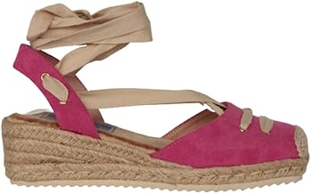Benavente Wedge Esparto Cataleya Fuchsia