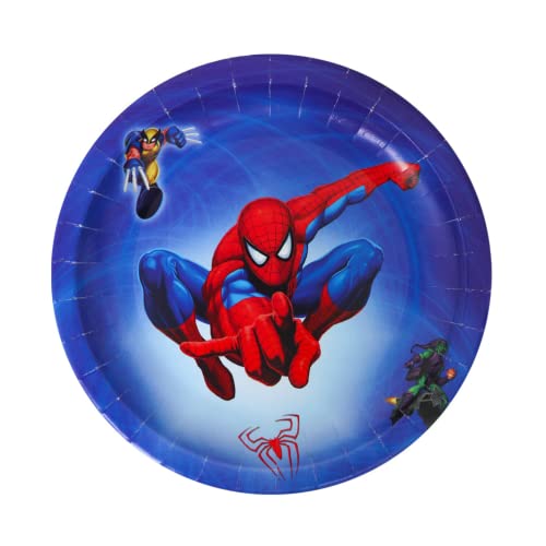 Spider Birthday Party Supplies, 60Pcs Hero Themed Party Decorations Set Spider Dessert Plate Hero Plates Napkins For Kids Boys Girls Birthday Party Favors For 20 Guests #TOP4