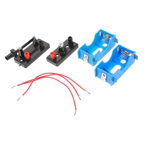 SUPVOX Kit De Circuitos Eléctricos DIY para Niños De 3 a 12 Años Herramientas Educativas Experimentos Científicos Incluye Bombillas y Cables para Actividades Escolares y Casa