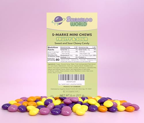 Caramelos ácidos veganos Chewy Candy 8oz miniatura 4