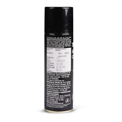 Image of TVS Silencer Coating Spray for Bike, Prevent Rust and Leak, Diesel wash Resistance (160g)