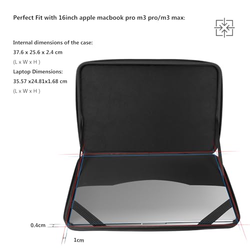 Housse ordinateur portable 16,2 évite rayures et chocs MacBook Pro rigide - 7
