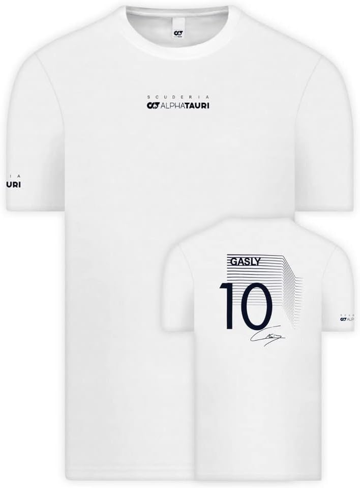 Scuderia AlphaTauri Pierre Gasly T Shirt, Mens X-Small - Official Merchandise