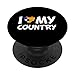 Estelada Blava - Bandiera con cuore I Love My Country Catalonia PopSockets PopGrip Intercambiabile