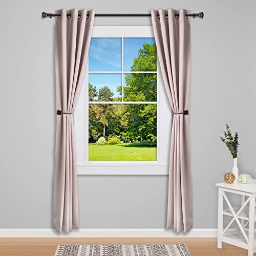 Kenney Norman Magnetic Curtain Holdback, Black #TOP2