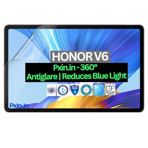 Image of Pxin Tablet Anti Bluelight and Anti Glare Screen Guard compatible with HONOR V6 | BLUVLightblock Tech | Scratch Proof | Prevents bluelight | Eye Protection | No Dry Eyes