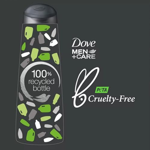 Dove Men+Care Travel Essentials Bundle – Extra Fresh Body & Face Wash & Fresh + Clean 2-in-1 Shampoo, 3 Oz Ea