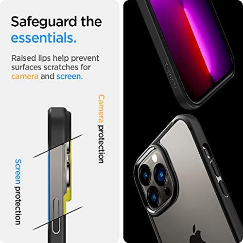 Image of Spigen for iPhone 13 Pro Case, Ultra Hybrid [No Magnet Ring][Anti-Yellowing] - Matte Black
