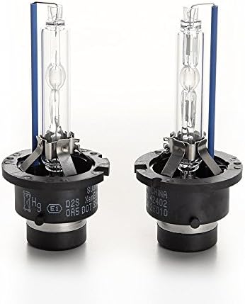 Probrother New Car Xenon HID Headlight Replacement Bulb (Pack of 2) (D2S, 8000K)