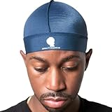 Royalty Headwear Premium Wave Cap, The Best Wave Cap for for 360, 540, and 720 Waves., Navy, One Size