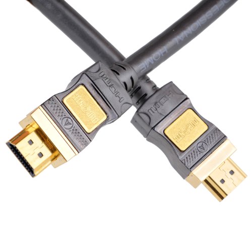 Duronic HDC50/2 High Speed HDMI 1.4 Cable Gold Plated 1.4 HDMI to HDMI Cable with Ethernet Ideal for PS3, Plasma TVs, LCD and LED TVs, 3D and HD TVs and Sky