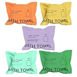 2/5 toallas de baño desechables, 140 x 70 cm, toalla compresa absorbente...