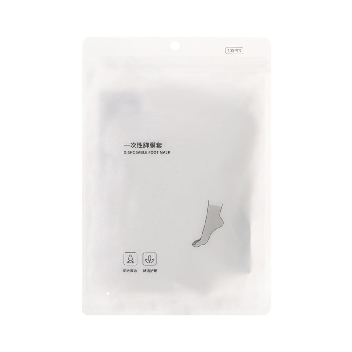 ARTIBETTER 100 Pcs Disposable Foot Mask Foot Cover Hdpe Foot Care | Integral Molding, Strong Toughness, No-feeling Wear, Single-use Design for Everyday Use
