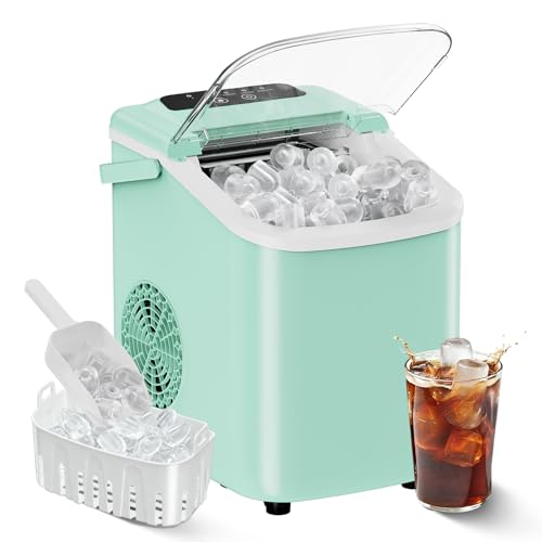 Image of OLIXIS Countertop Ice Maker with Self-Cleaning, Portable Ice Maker Machine