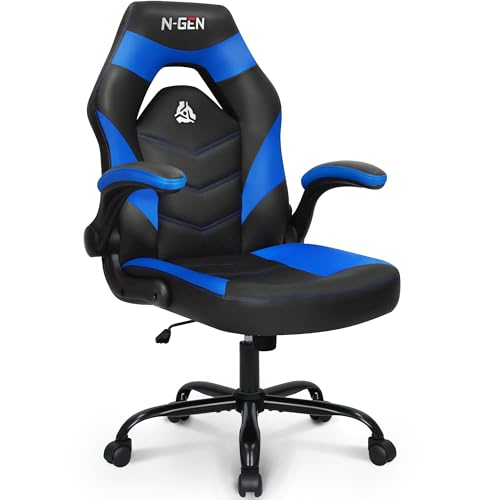 N-GEN Video Gaming Chair Ergonomic Computer Desk Office Chair with Lumbar Support Adjustable Height...