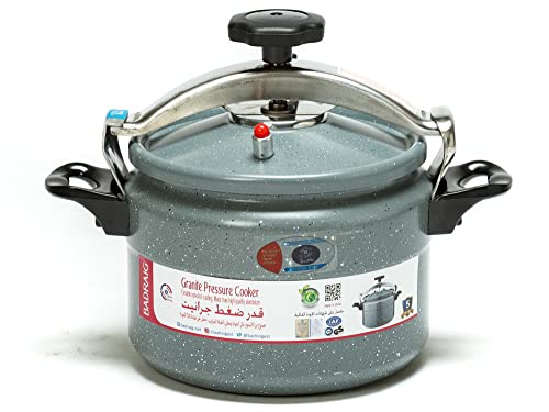 Badraig Aluminium Granite Pressure Cooker With Handles 10 Liter