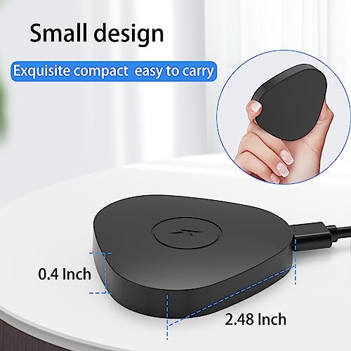 Image of Wireless Charger Compatible with Sonos Roam Gen 2nd /1st, Magnetic Charging Base, Power up Charging Dock for Portable Bluetooth Speaker for Sonos Roam SL(Black)