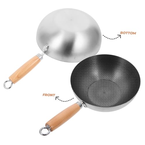 Sartén Wok Antiadherente de Acero Inoxidable Cabilock miniatura 5