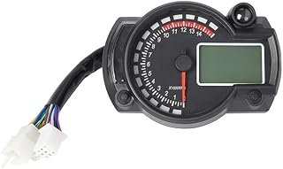VOIV Motorcycle Odometer Motorcycle Speedometer LCD Digital Odometer Motorcycle Meter Motorbike Moto Dashboard MAX 299KM/H