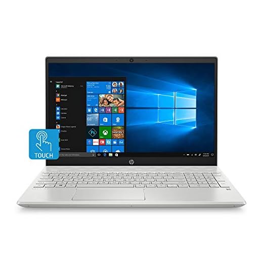HP Pavilion 15-Inch HD Touchscreen Laptop, 10th Gen Intel Core i5-1035G1, 8 GB RAM, 512 GB Solid-State Drive, Windows 10 Home (15-cs3010nr, Mineral Silver)