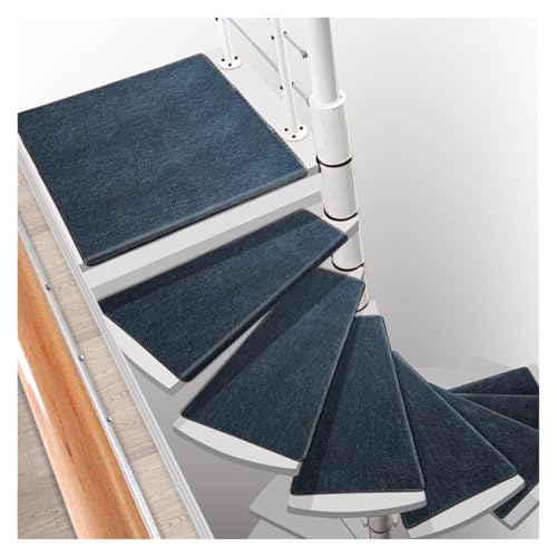 BAPINGM Stair Treads Non Slip Indoor,Stair Carpet Treads 1pcs Spiral