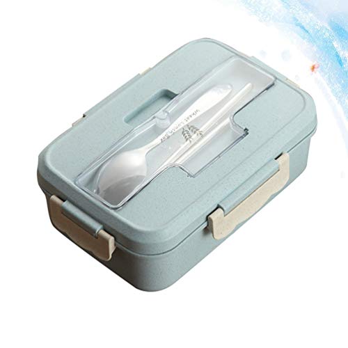 Lancheira Bento de 1100 ml da UPKOCH, recipientes de alimentos com talheres, para adultos, crianças,