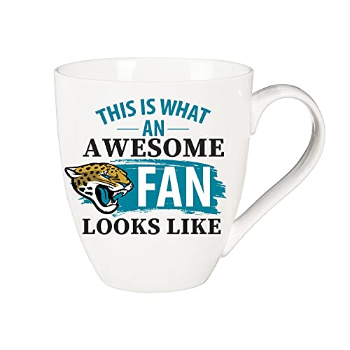 Team Sports America Jacksonville Jaguars, Ceramic Cup O'java 17Oz Gift Set #TOP1