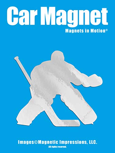 Ice Hockey Goalie Car Magnet