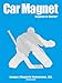 Ice Hockey Goalie Car Magnet