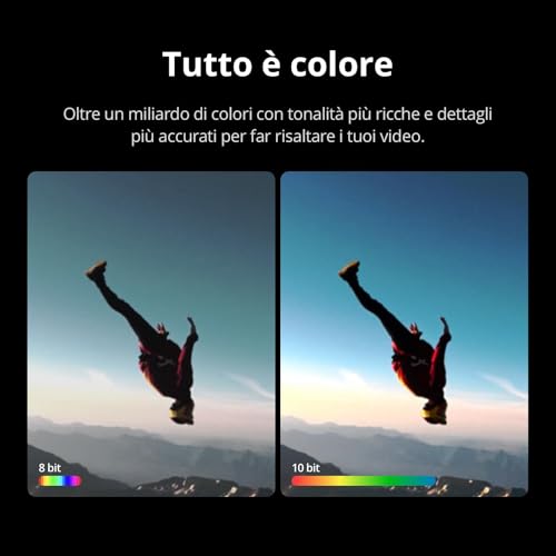 Dji Osmo Action 5 Pro Combo Essenziale, Fotocamera Impermeabile Con Sensore 1/1.3",Macchina Fotografica Subacquea, Video 4K/120Fps, Tracciamento Del Soggetto, Stabilizzazione, 2 Touchscreen Oled - 6