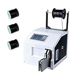 ZHANIZING Twist Tie Machine, Wire Bundling Machine, Built For Durability With Stainless Steel Components, Adjustable Twist & Speed For 5-30mm Wires, Bread Bags, Perfect For Industrial Use(Blackline)