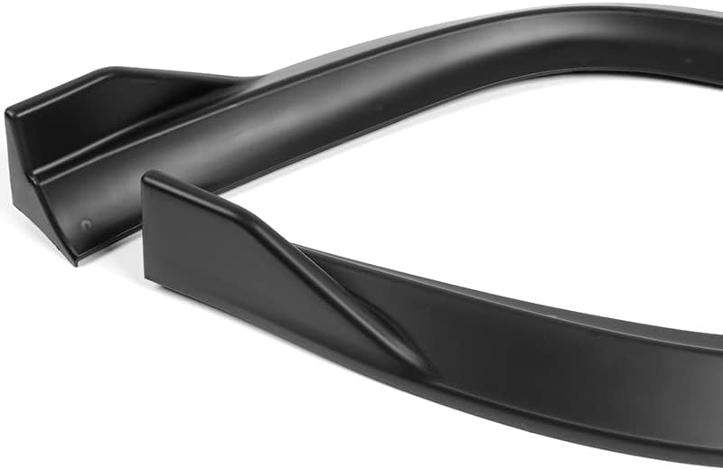 3PCS Front Bumper Lip Kit fit for compatible with 2011-2014 Dodge Avenger, STP-Style Splitter Trim Protection Spoiler, Air-Dam-Chin-Diffuser (Unpainted Matt Black)