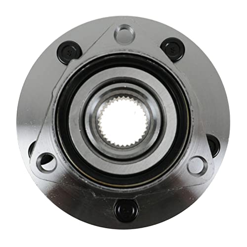 TRQ Front Wheel Bearing and Hub Assembly Compatible with 1994-1996 Dodge Ram 1500 4WD, 1997-1999 Dodge Ram 1500 4WD with 2 Wheel ABS Brakes by TRQ - Image 4