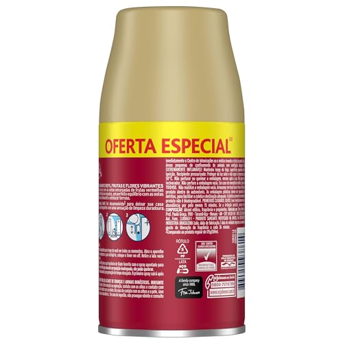 Glade Aromatizador de Ambiente Automático, Glade Refil, Odorizador de Ambiente, Frutas e Flores Vibr
