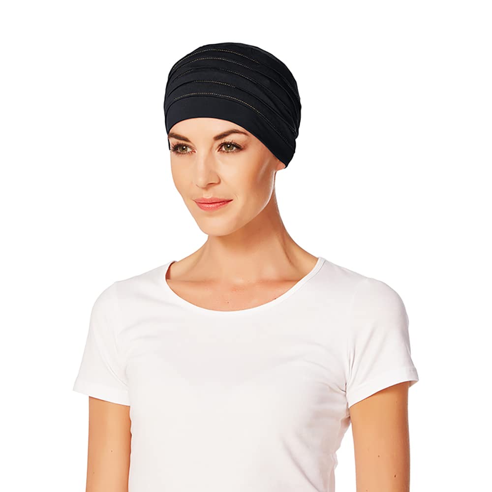 Christine Headwear Women's Yoga Turban Headband, Blue Melange, One Size