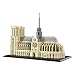 NA Architecture De Renommée Mondiale Notre Dame De Paris Modèle De Construction De Bricolage, Micro Mini Blocs Kits 3D Puzzle Jouets Cadeau