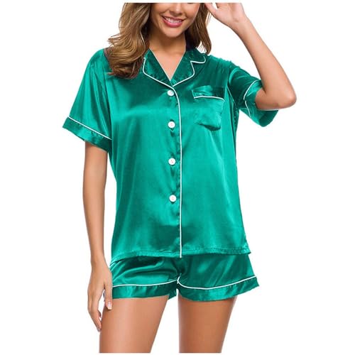 XUEJIANN Camisón de manga larga para mujer, kimono de satén de manga larga, conjunto de camisón y vestido de noche, camisón sexy y camisón de seda, conjunto de camisón y camisón de satén sexy de talla
