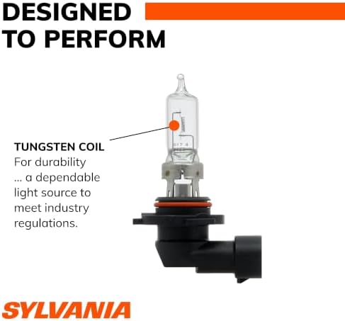 SYLVANIA 9005 기본 할로겐 헤드라이트 전구, DRL 사용, 전구 1개 — 사진 5