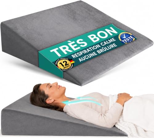 DYNMC you Coussin cale 80 cm – Soutien Ergonomique pour lit, canapé, Dos, Jambes ou Assise – Coussin Confortable pour Adultes (Gris, 80 cm)