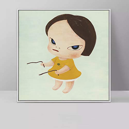 Amazon.co.jp: 奈良美智ポスター漫画の女の子の壁のアート美智奈良