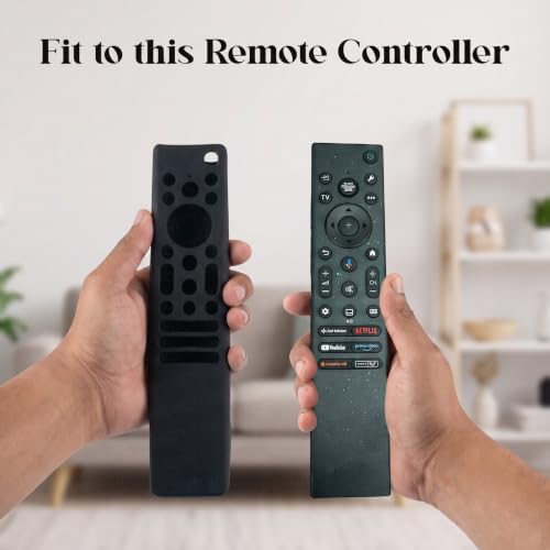 Image of SHOPOFLUX Silicone Cover Compatible with Sony Bravia Smart Tv Voice Remote Case with Lanyard [Remote NOT Included]