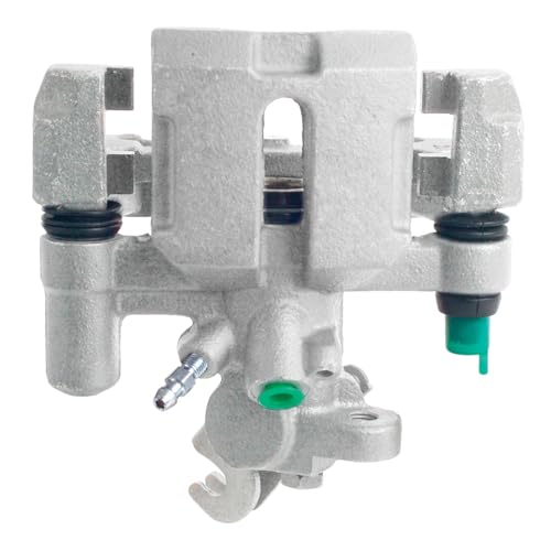 Image of Detroit Axle - Rear Left Brake Caliper w /Bracket for 1997-2003 Ford Escort