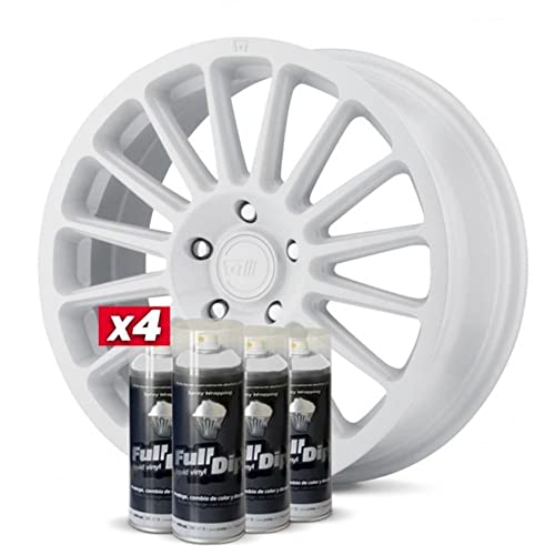 FULL DIP Packs Llantas Medianas (DE 17 A 19) Colores SOLIDOS (Blanco)