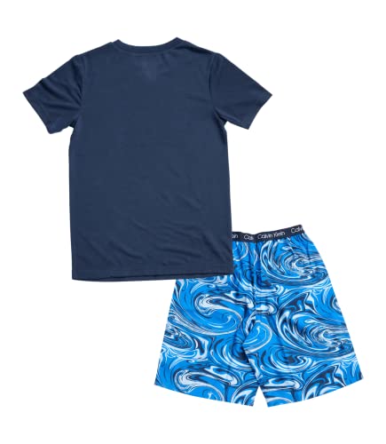 Image of Calvin Klein Boys' Two Piece Sleepwear Top and Bottom Pajama Set