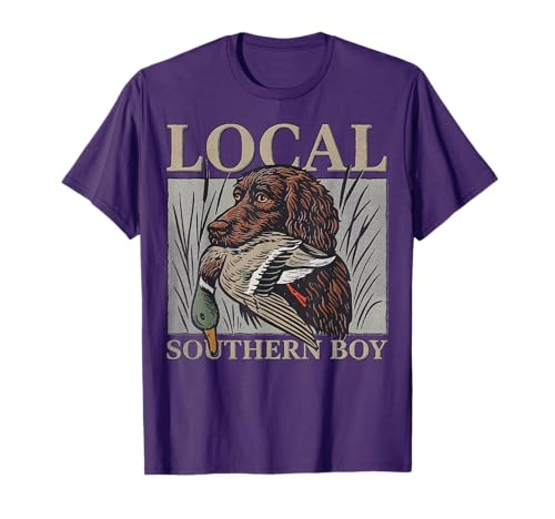 Boykin Spaniel Duck Hunt Season Local Southern Boy Outdoor T-Shirt