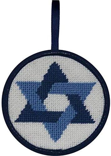 Alice Peterson Stitch-Ups Needlepoint Ornament Kit- Star of David