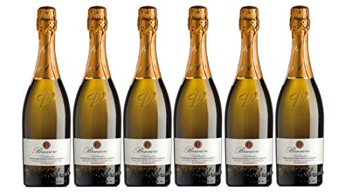 Confezione 6 bottiglie Prosecco Superiore di Valdobbiadene DOCG - Extra Dry Millesimato | Cantina Brunoro di Valdobbiadene | Vigneti di San Pietro di Barbozza