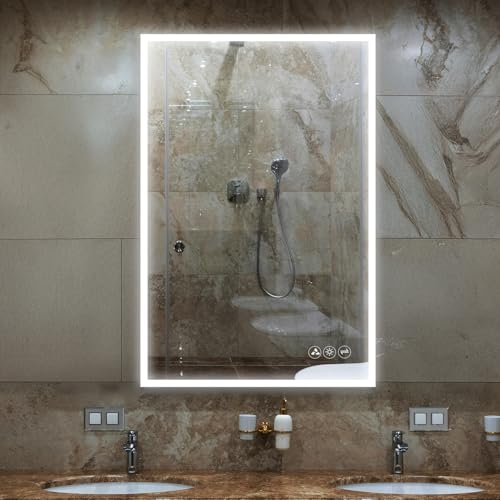 24x36 LED Mirror for Bathroom | Backlit LED Vanity Mirror