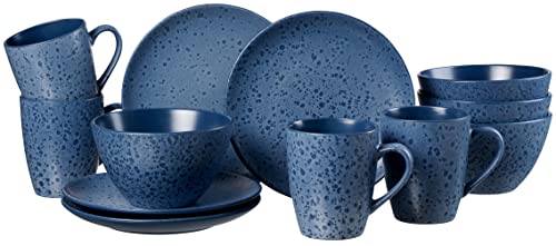Kitwe - Servicio de desayuno (12 piezas), color azul