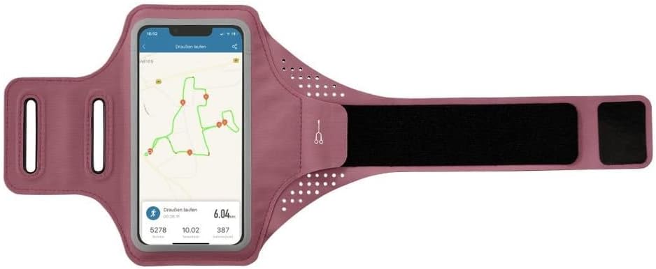 Hama Finest Sports Armband for Smartphone, Size XL, Pink